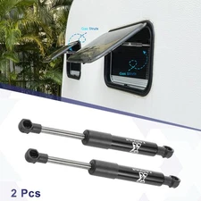 2Pcs 8 Inch 56 Lbs/ 250N Black Lift Supports Gas Struts Universal for RV Car