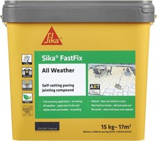 Sika FastFix Paving Jointing Compound Charcoal 15kg Ready Mix All Weather