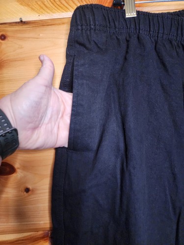 Woman Within Übergröße 28 W schwarz Flanell gefüttert Pull On Jeans Flanellfutter - Bild 2 von 8