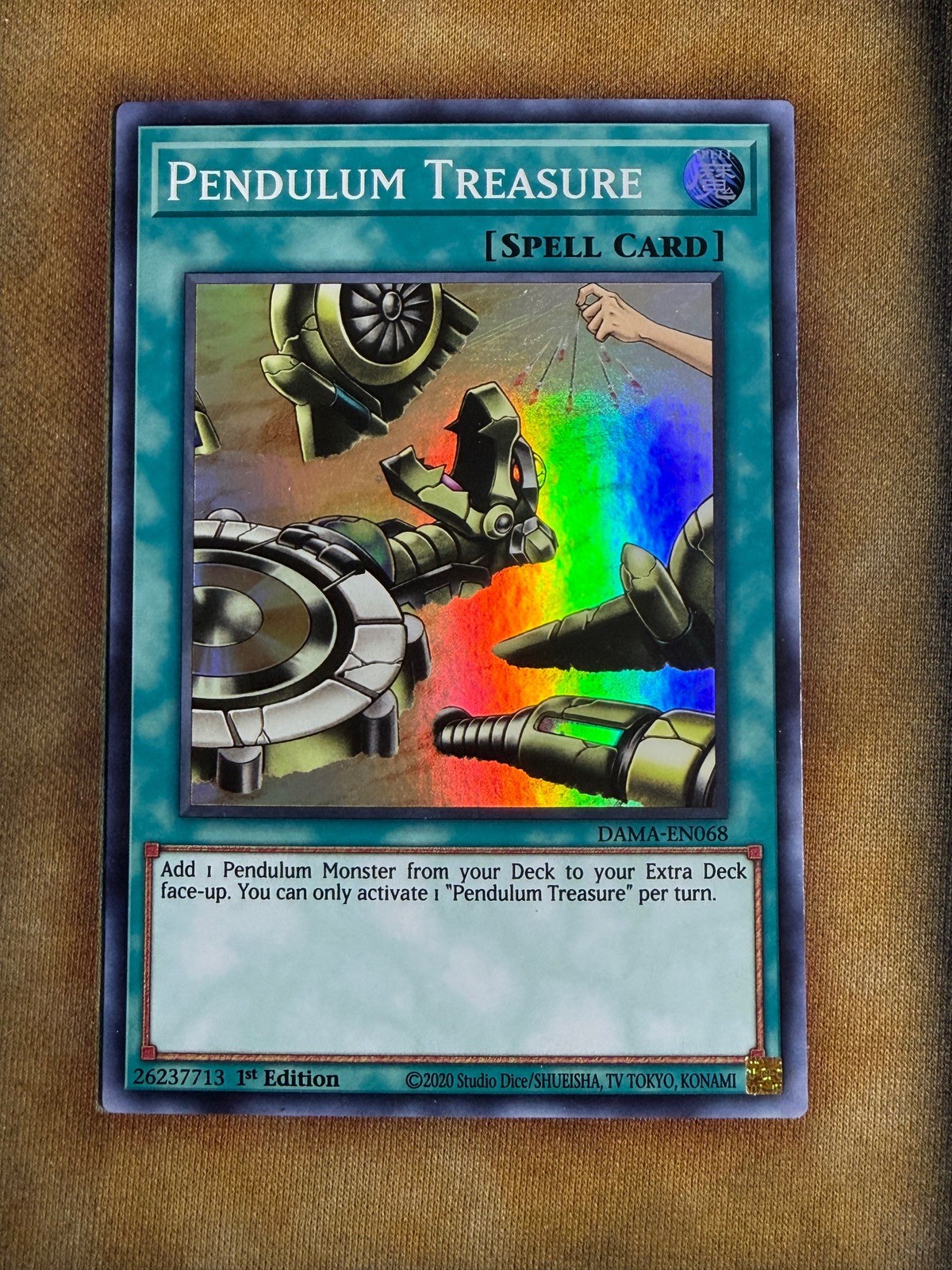 Yugioh Pendulum Treasure DAMA-EN068 Super Rare 1st Ed NM