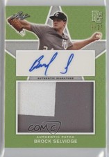 2020 Leaf Perfect Game National Showcase 9/25 Brock Selvidge Patch Auto nd3