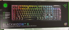 Razer BlackWidow V4 X Mechanical Gaming Keyboard w/ Green Switches & Chroma RGB