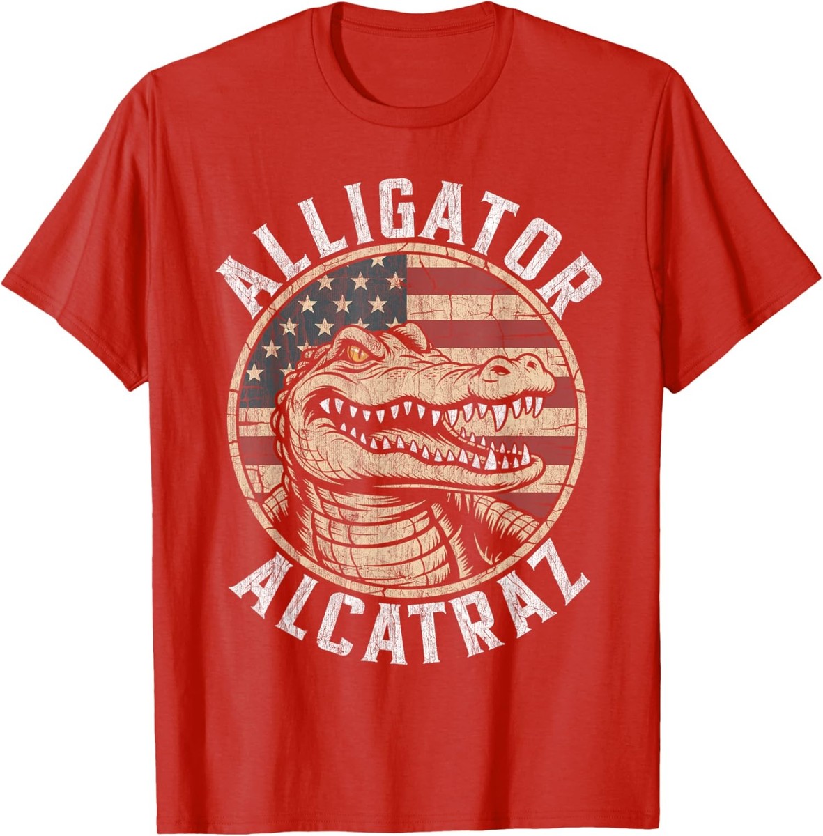 Cool Animal Alligator Alcatraz Everglades Florida Unisex T-Shirt