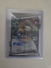Roldy Brito 2022 Panini Elite Extra Edition AUTOGRAPH #173 Dominican Prospect RC
