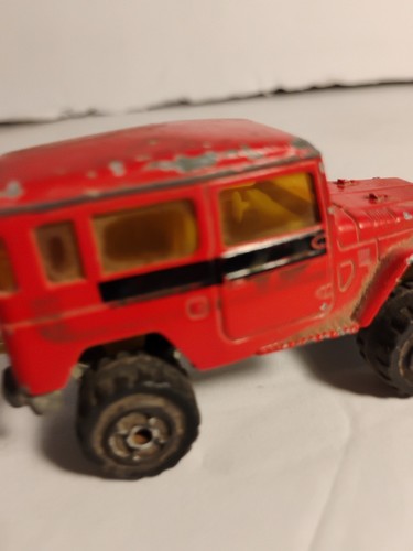 Majorette Brand |  Red Toyota 4x4 #277  Rally Made In France  - Picture 18 of 23