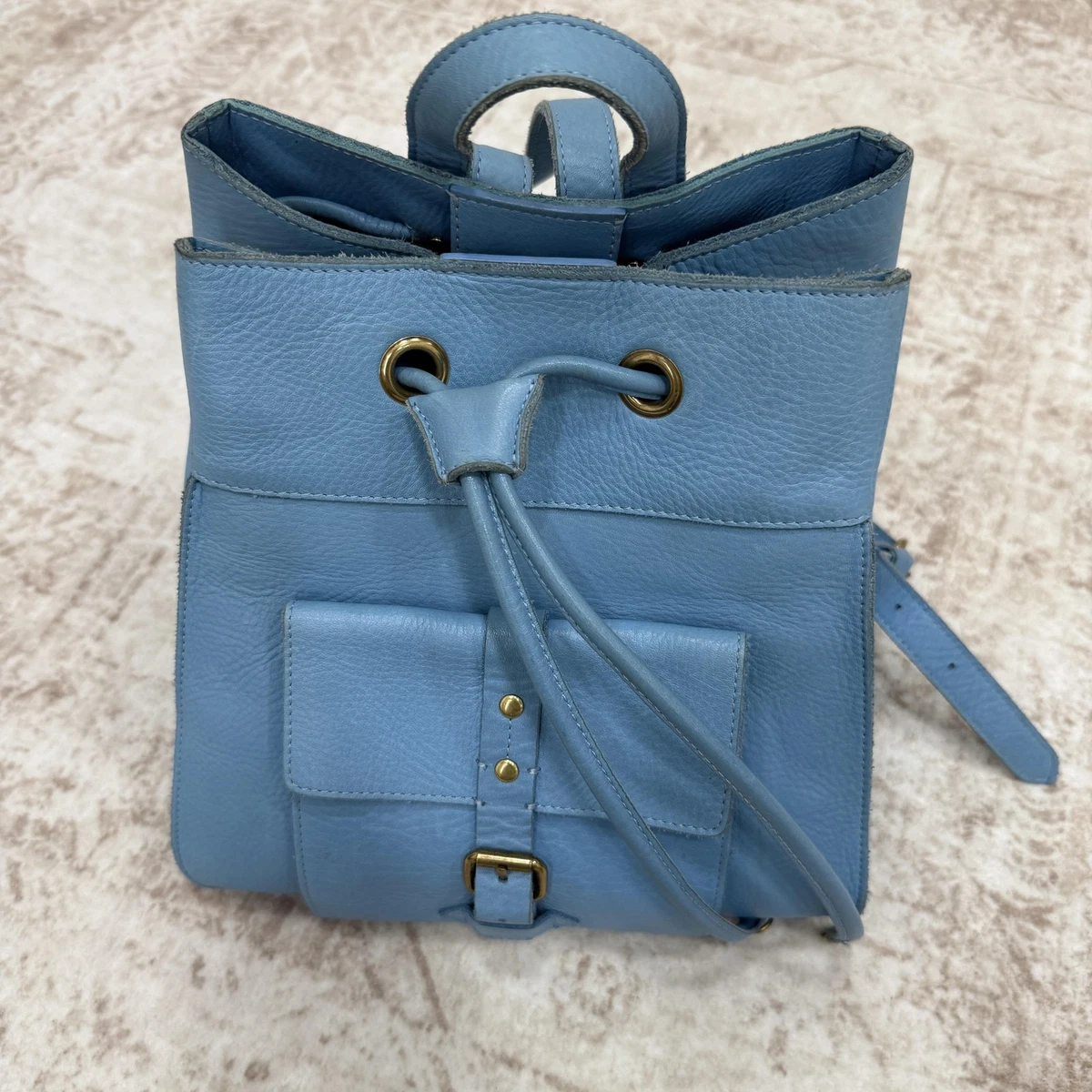 Gryson Blue Bags & Handbags for Women for sale | eBay IIIBeCa New York Blue Genuine Leather Drawstring Shoulder Bag main image 0