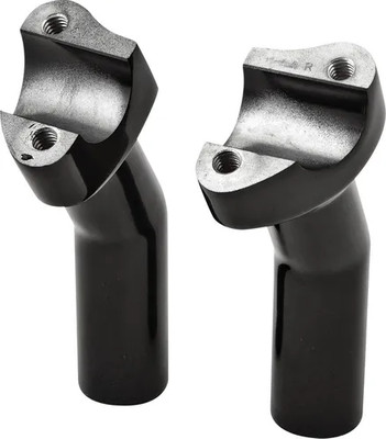 HD Blk Forged Pullback 1in Handlebar 4.5 Risers Super Glide 70-86