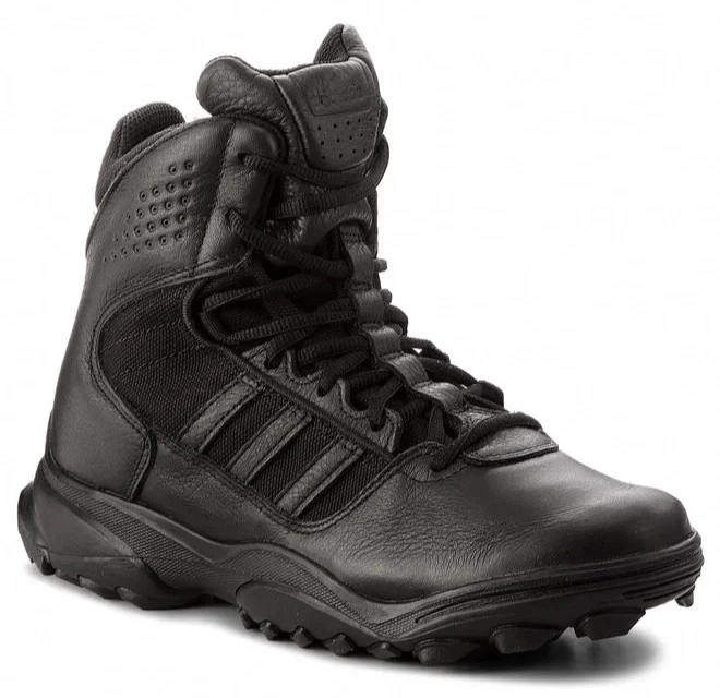 Adidas GSG-9.7.E Black Gr.44 Herren Leder Stiefel Wanderschuhe UVP:180€ (4335)