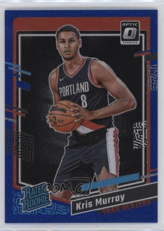 2023 Panini Donruss Optic Rated Rookie Blue Glitter Prizm 3/15 Kris Murray #213