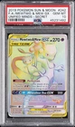2019 POKEMON SUN & MOON UNIFIED MINDS SECRET FULL ART/MEWTWO & MEW GX PSA 10