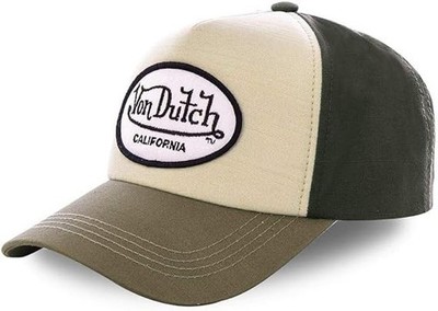 VON DUTCH PERMANENT CAP - 3 COLOUR MARRON 2 - *100% AUTHENTIC* *BRANDNEU*