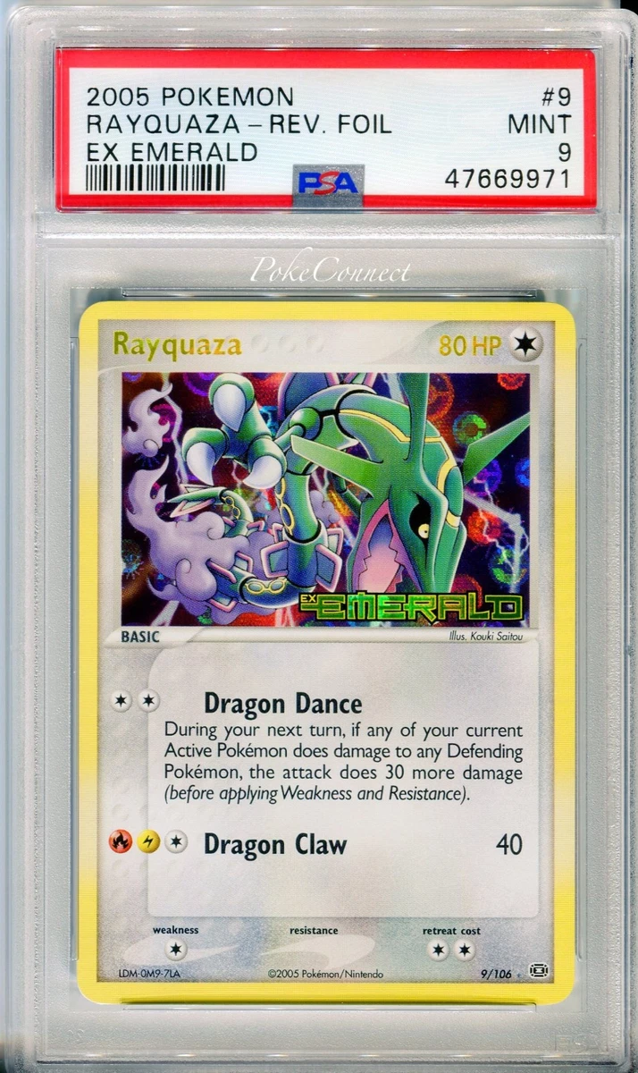 レイクザ 80HP ポケモンカード 9/106 Pokémon TCG Grade 9 Rayquaza Individual Collectible Card Game