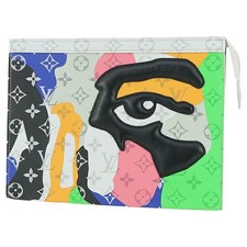 Louis Vuitton Pochette Voyage MM LV Portrait Monogram M82589 Clutch Bag Men LV