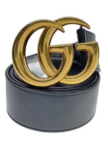 GUCCI Men's Leather Belt in Black