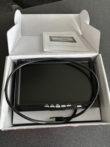 7 INCH TFT LCD COLOR MONITOR PILLOW NOS, Open Box - 第 3/4 張圖片