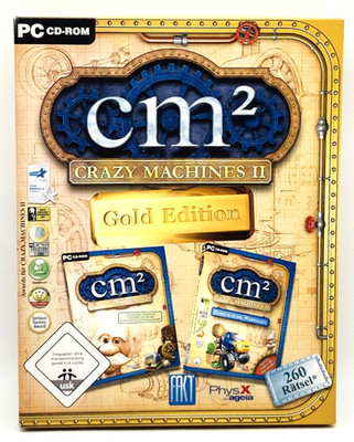 cm2 Crazy Machines II 2 Gold Edition Big Box PC CD-ROM