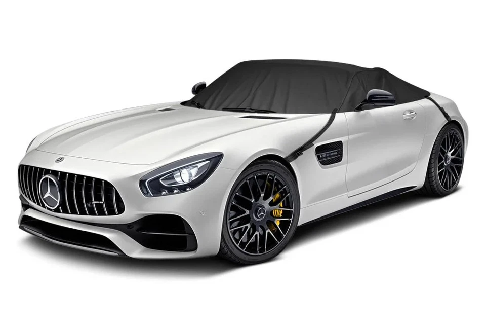 For Mercedes-Benz CLK550 07-09 WeatherShield HP Black Custom Interior Car Cover - Image 2 of 4