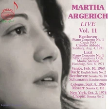 Martha Argerich Martha Argerich: Live - Volume 11 (CD) Album (UK IMPORT)