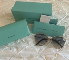Occhiali da sole AUTENTICI TIFFANY TF3075 61572C RUBEDO/MARRONE CHIARO VERDE 58MM NUOVI