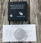 2014 P ATB 5oz Silver  Coin Arches 999 Burnished Utah National Park Theme