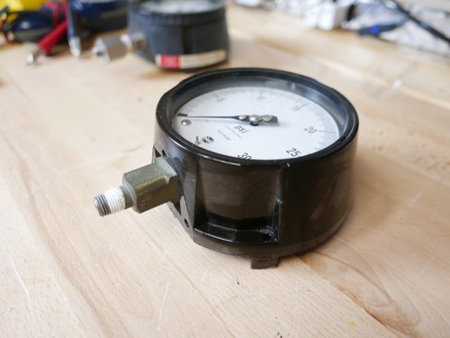 USG SOLFRUNT MODEL 33002 0-30 PSI PRESSURE GAUGE 316 STAINLESS - Picture 4 of 6
