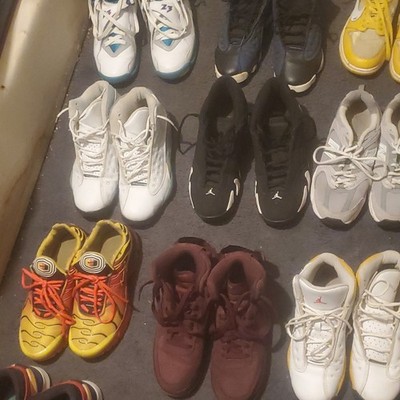 Nike Jordan New Balance Unisex Baby Leather Sneakers Lot, Multicolor