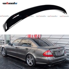 Schwarz Glanz Heckspoiler Spoiler Lippe Spoilerlippe für Mercedes Benz W211 Limo