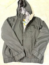 Burton Womens DryRide Cool Flavors Snowboard Ski Jacket Black Hood Coat Large