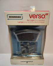 Light For E-Readers-New Verso Rechargeable Arc Light For E-Readers BLACK