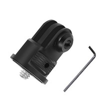 Universal 360 Swivel 1/4" Screw Converter Mini Tripod Mount Adapter For Gopro