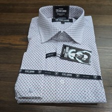 Stacy Adam's Men's Size 16 1/2 French Cuff Dress Shirt