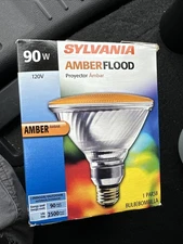 Sylvania 100PAR/FL/A/RP Flood Light Flood Light Amber Color Orange