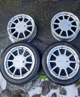 Rare Classic Wolfrace Thrust Alloy Wheels 15x7 4x108 Ford fitment