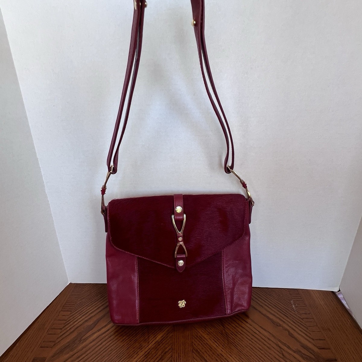 TED BAKER LOLAA Leather Cowhide Boston Terrier Shoulder Bag