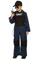 Rubies Forum Novelties Swat Jumpsuit Child Boys Costume Police F82445