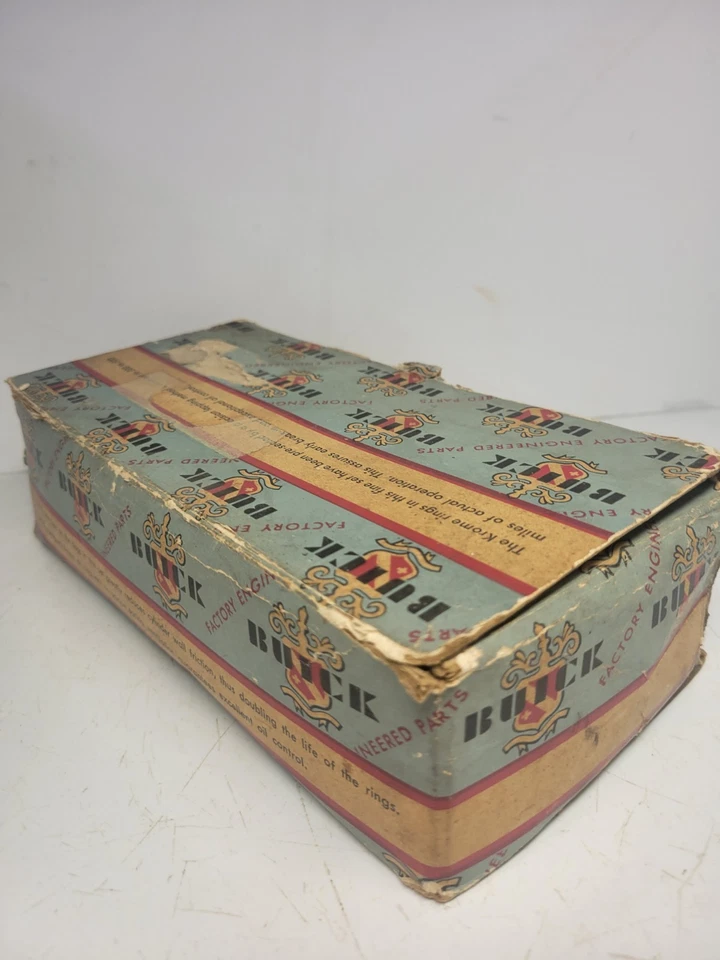 Juego de 8 anillos de pistón Buick Straight de fábrica años 50 (para piezas) Foto 4 de 4