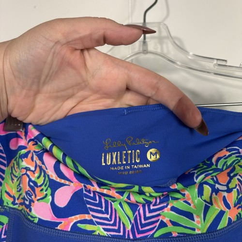 Leggings Lilly Pulitzer Weekender Mid Rise blu boreale come mi piace Prowl M - Foto 3 di 6