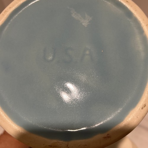 MCM Robin Egg Blue Cameron Clay Coffee Carafe Made In USA - Picture 6 of 8