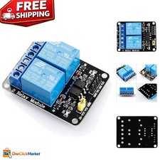 Dual Channel 5V Relay Module with LED Indicators - Ideal for Smart Projects