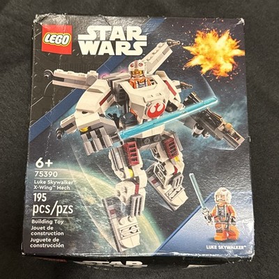 Star Wars LEGO Luke Skywalker X-Wing Mech Set 75390 195 PCS New *Box Wear*