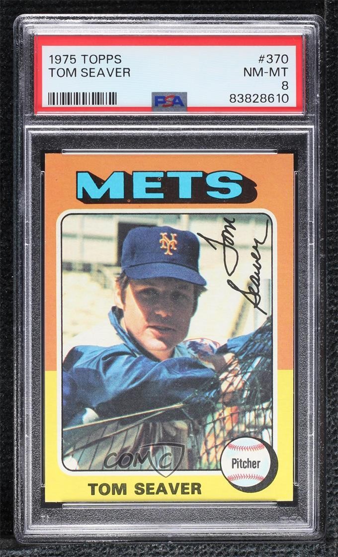 1975 Topps Tom Seaver #370 PSA 8 HOF 07se