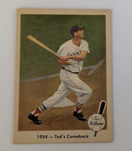1954 Ted's Comeback #52 1959 Fleer Ted Williams card