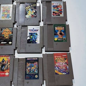 Nintendo NES Game Lot 19: Zelda II+Mario 2+Mega Man 3+D.Dragon+TMNT+Tecmo🎮