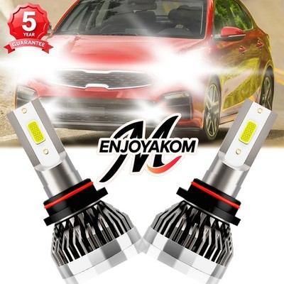 For Kia Forte 2017-2021 White LED Headlight Kit High Beam Bulb Combo 6000K 2Pcs