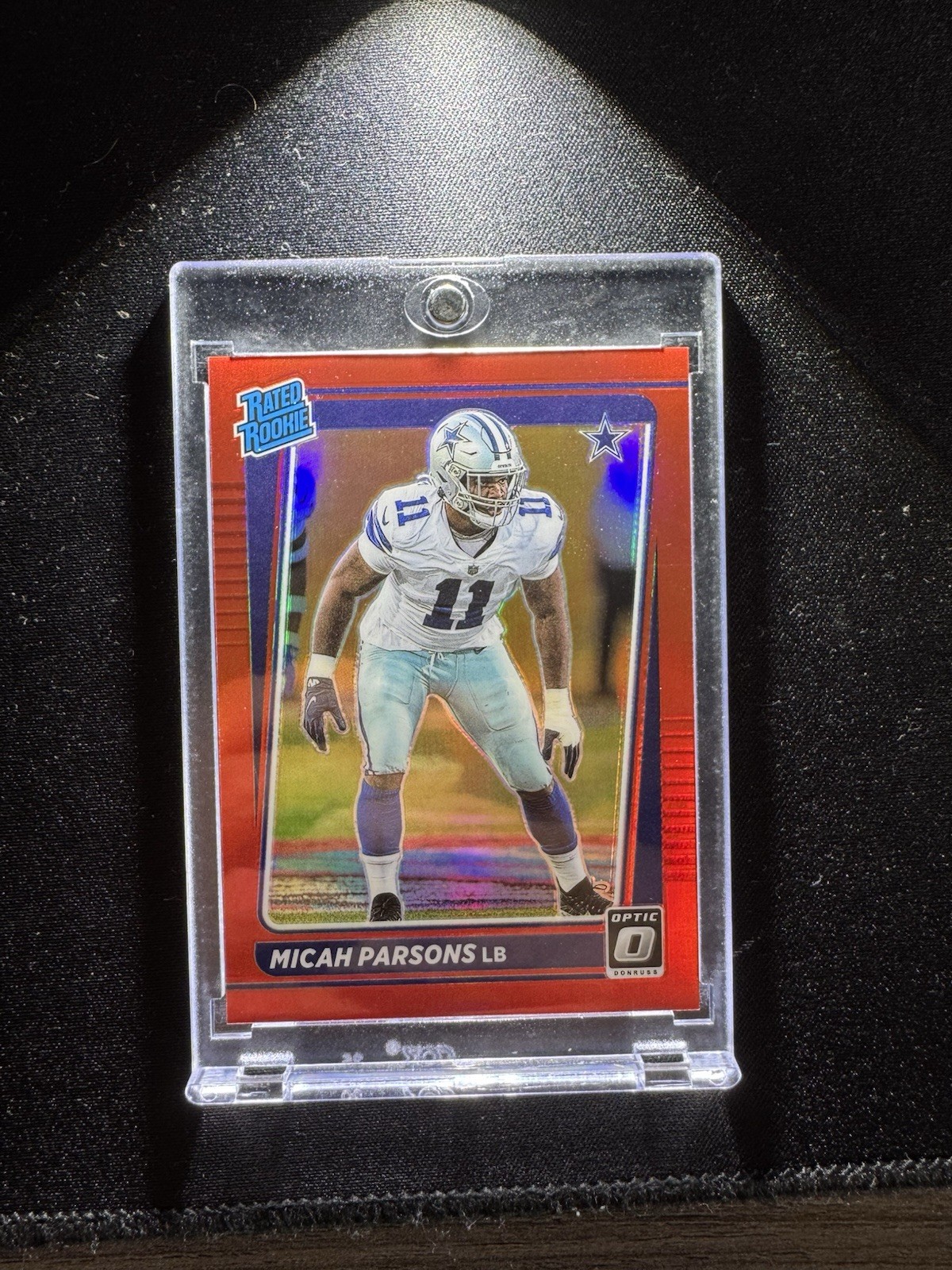 Micah Parsons 2021 Panini Donnruss Red Optic Rated Rookie /99 #245 RC