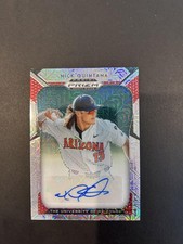 2019 Panini Prizm Draft Picks #78 Nick Quintana Autographs Hyper Mojo #/49