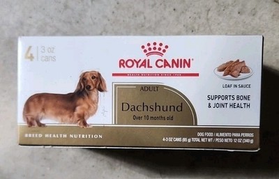 Royal Canin Breed Health Nutrition Adult Dachshund Bone & Joint Health 4/3oz Can