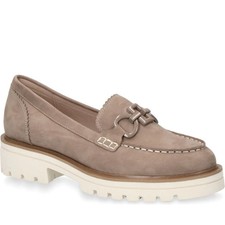 Caprice Women's Brown Leather Loafers Casual Fashion 9-9-24706-20-356