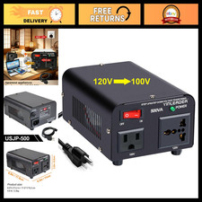500W Voltage Converter 120V to 100V Step Down Transformer for Japan Travel