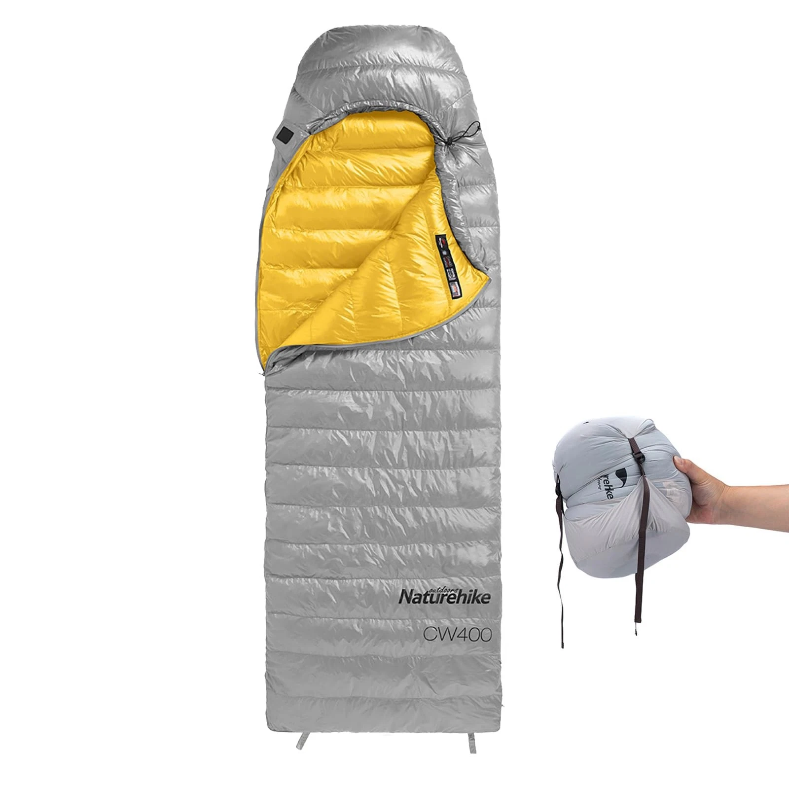 Ultralight Down Cold Weather Sleeping Bag, 650FP Compact Sleeping Bag 3-4 Sea...
Opens in a new wind